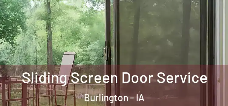 Sliding Screen Door Service Burlington - IA